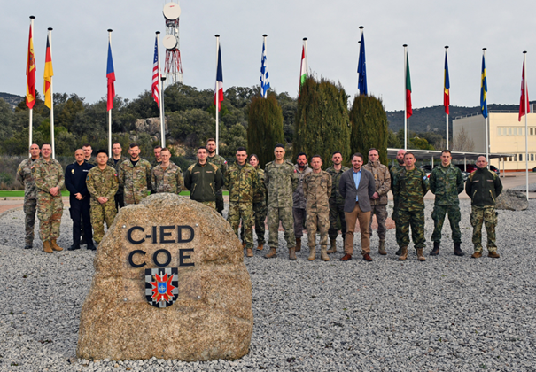 The C-IED Staff Officers Course (CSOC) gathers 21 students from 10 nations